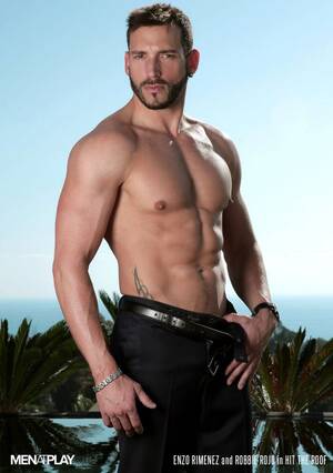 Male Porn Star French - French Stud Enzo Rimenez Fucks Robbie Rojo at Menatplay