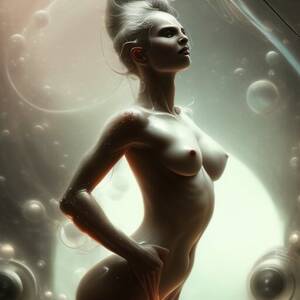 Amazing Art Porn - AI art Models - 09852-3396389546-amazing, beautifl, nude SciFi machinery.  Bubblepunk. Art by Greg Rutkowski Porn Pic - EPORNER