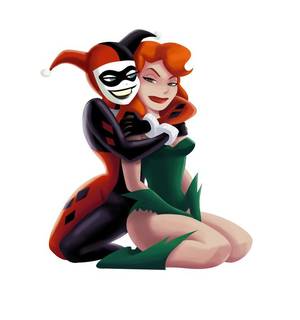 Anime Lesbian Porn Poison Ivy Christmas - Harley & Ivy II - Art by Bruce Timm & Mana ...