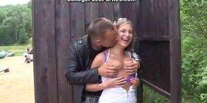 homemade college outdoor - COLLEGE FUCK PARTIES - Real outdoor porn video with hot girls - Tnaflix.com