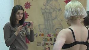 lesbian forced naked - Feminist Exhibition In Kyrgyzstan Forced To Confront Naked Truth About  Societal Attitudes