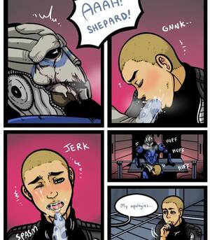 Garrus Porn - Garrus' Console Cartoon Porn Comic - HD Porn Comix