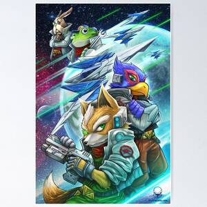 Falco Lombardi Gay Porn - Star Fox Posters for Sale | Redbubble