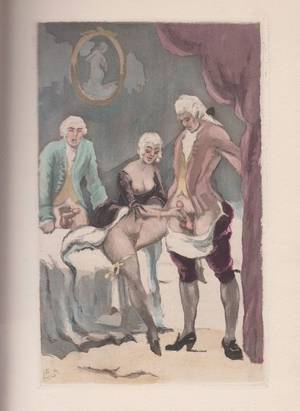 group sex illustrations - Nicolas-EdmÃ© Restif de la Bretonne - L'Anti-Justine ou les delices