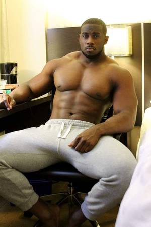 horny black stud - attractive-looking and Boston Pick Up Bars public light
