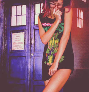 Doctor Strange Porn Parody - April O'Neil stars in Doctor Who porn parody Doctor Whore (TARDIS)