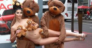 micaela schaefer - German model Micaela SchÃ¤fer 'bears' all as she goes completely NAKED for  teddy shoot - Mirror Online