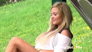 blonde handjob urineateing - Blonde pees on herself in public - XNXX.COM