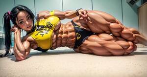 muscle girl bodybuilder - post created by user_690386679953064514 | Tensor.Art