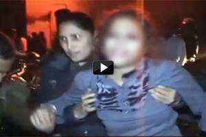 Drunk Girls Having Sex - Watch video: Drunk girl abuses, creates ruckus in Kanpur
