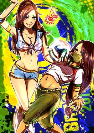2014 cartoon porn - World Cup Girls 2014 - Porn Cartoon Comics