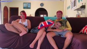 fuck in tv room - white zombie fucked in the sitting room while younger sis was watching TV  BUT unaware of the sex - Iponsex