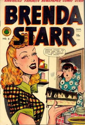 Brenda Starr Comic Strip Porn - Brenda Starr #6 Superior Comics, 1949