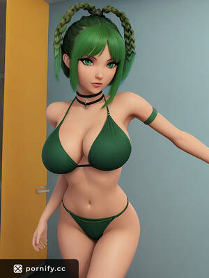 Green 3d Porn Blowjob - Green-Haired Teen Czech Girl Giving Blowjob in Bedroom - 3D Petite Porn |  Pornify â€“ Free PremiumÂ® AI Porn