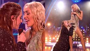 hot lesbian xxx miley cyrus - Miley Cyrus & Fletcher Kick Off 2023 With Sexy 'Midnight Sky' Duet