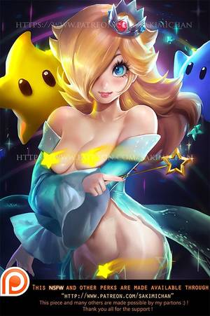 cartoon porn rosalina - Rosalina semi-nude teaser by sakimichan.deviantart.com on @DeviantArt