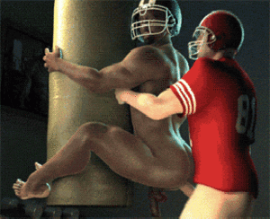 Black Cartoon Gay Porn Football - Black Football Gay Porn | Gay Fetish XXX