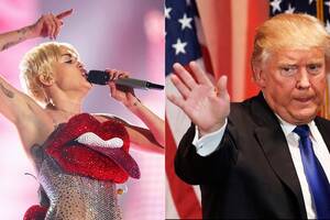 Imgur Miley Cyrus Blowjob - Miley Cyrus: 'Donald Trump Is a F--king Nightmare'