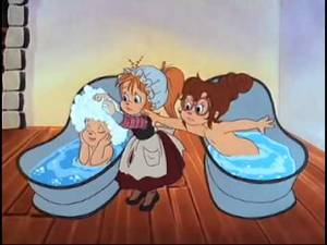 Alvin And The Chipettes Animated Porn - Chipette Bath