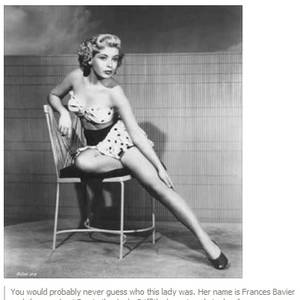 Andy Griffith Show Fake - <b>Netlore Archive: Viral image purportedly shows the young Frances Bavier  (the actress who played Aunt Bee on the Andy Griffith Show) as a pin-up  model.