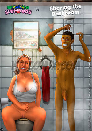 Brazilian Bath Porn - Brazilian Slumdogs - Sharing the bathroom - page 1 ...