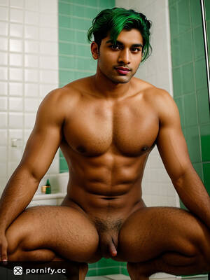 Indian Pussy Blowjob - Indian Hourglass Guy's Green Hair and Amber Eyes in Shaved Pussy Blowjob |  Pornify â€“ Best AI Porn Generator