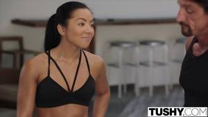 cum inside asian - TUSHY.com Young Asian Girl Takes Cum Inside Her Asshole - scene 2