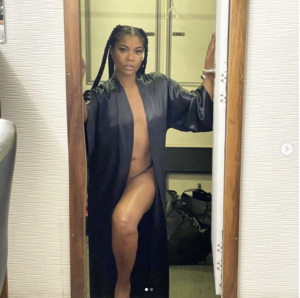 gabrielle union ebony girl naked - Gabrielle Union Flashes Toned Abs, Legs In Nearly-Naked IG Photo