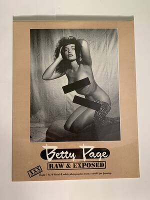 Bettie Page Porn - Betty Page Raw & Exposed - Etsy Denmark