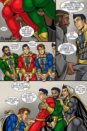 Blue Cartoon Sex Porn Comic - Page 3 | gay-comics/iceman-blue/shazam! | Erofus - Sex and Porn Comics