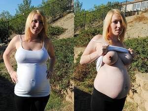 flashing lactating boobs - Pretty blonde pregnant wife flashing tits, milky w | MOTHERLESS.COM â„¢