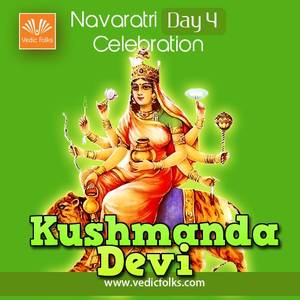 Indianography - #Navratri Day4 - Kushmanda Devi #Navdurga Navratri Fourth day is Chathurthi  and was celebrated for the Goddess Kushmanda. Ku means 'a little', ...