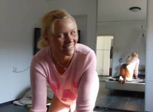 busty blonde girlfriend - Busty blonde girlfriend gets anal fucked