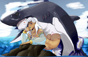 Bestiality Shark Porn - Rule 34 - 1boy 1girls animal genitalia animal penis ass butt butterysquid  buttjob female feral feral on anthro fin fish gills lipstick male mammal  medium ass mermaid mythology penis penis rub pointy