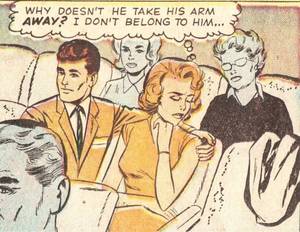 lesbian vintage toons - Comic Girls Say.. \