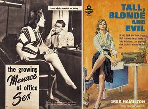 1950s secretary boss porn - The man tempted by the nympho secretary has been a trope for a long time.  Attribute it to male fantasies or the fears of the women who stayed home  while ...