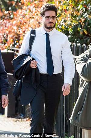 Motherless Baby Porn - Davide Buccheri (pictured) used photographs of his colleague and uploaded  them to the porn