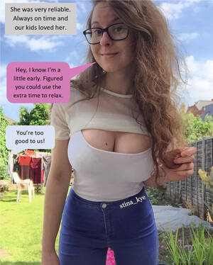 Babysitter Slut Caption - dirty babysitter - fucking the busty babysitter - porn comics