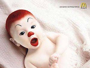 Burger King Ronald Mcdonald Porn - Ronald in happier times, shortly after being born.