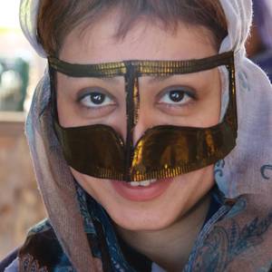 Iranian Burka Porn - Women in southern Iran Persian Gulf wear Burqa function of Burka is  protection against dust, floating particles and extreme sun ray and  strangers look