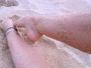 beach footjob - Free Beach Footjob Porn | PornKai.com