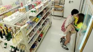 japanese store - Naughty Japanese Young Lovers Having Sex In A Public Store Video at Porn Lib