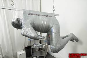 mummification - Mumman Mode Narr Puppy Mummification Suspension. Nov 22 2013.  Seriousmalebondage.com (640Mb