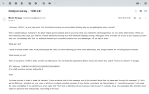 Blackmail Money Porn - Blackmail demand claims to have nailed you watching porn | Kaspersky  official blog