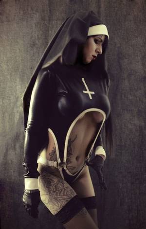 latex nun fucking - NUN