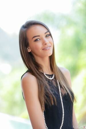 black porn star crawford - Free Porn Pics of Skinny brunette Charity Crawford strips her sexy black  dress outdoor - MyPornstarBook.net