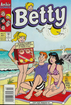 Archie Comic Strip - Rule 34 - 2girls archie comics betty and veronica betty cooper black hair  blonde hair casual comic cover female human pale skin public sak swimsuit  swimwear veronica lodge wa smith | 420915