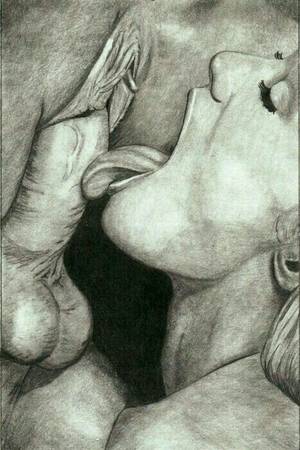 Cumshot Porn Pencil Drawings - some Pics of nice Erotic-Art in comic style or drawing