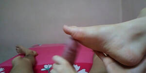 foot jerk off till cumshots - Handjob With Dickhead Rubbing On Sole Until Cum Hard On Her Heel HD SEX Porn  Video 19:48