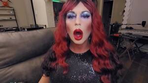 heavy makeup tgirl - Redhead Smoking Crossdresser Lipstick Heavy Makeup You Name It - xxx Mobile  Porno Videos & Movies - iPornTV.Net